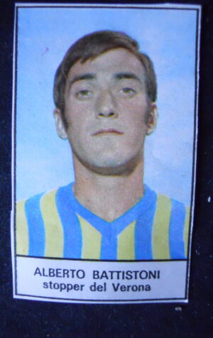 FIGURINA Calciatori Giornalino 1968-69 VERONA ALBERTO BATTISTONI  [AFZ]