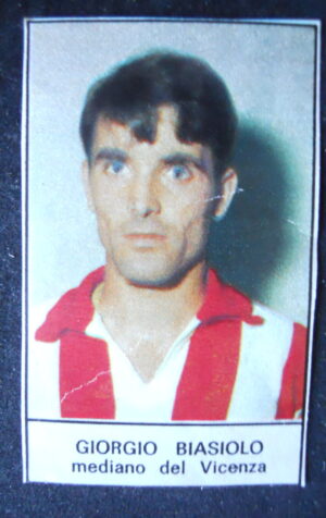 FIGURINA Calciatori Giornalino 1968-69 VICENZA GIORGIO BIASIOLO  [AFZ]