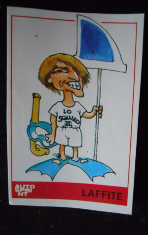 FIGURINA STICKERS AUTOSPRINT 1979 JACQUES LAFFITE  [AFZ]