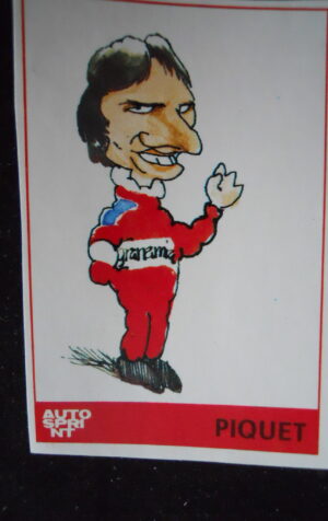 FIGURINA STICKERS AUTOSPRINT 1979 NELSON PIQUET  [AFZ]