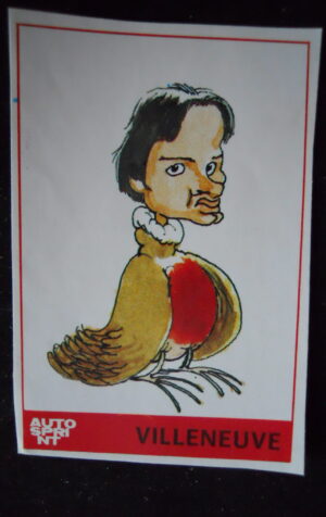 FIGURINA STICKERS AUTOSPRINT 1979 GILLES VILLENEUVE  [AFZ]