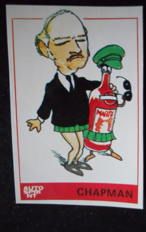 FIGURINA STICKERS AUTOSPRINT 1979 COLIN CHAPMAN  [AFZ]