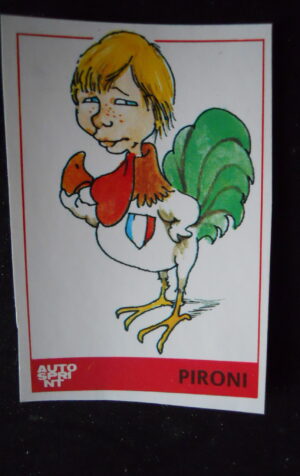 FIGURINA STICKERS AUTOSPRINT 1979 DIDIER PIRONI  [AFZ]