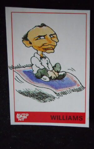 FIGURINA STICKERS AUTOSPRINT 1979 FRANK WILLIAMS  [AFZ]