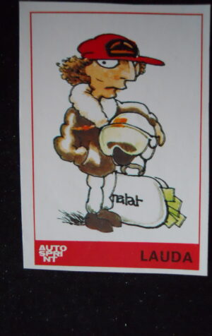 FIGURINA STICKERS AUTOSPRINT 1979 NIKI LAUDA  [AFZ]