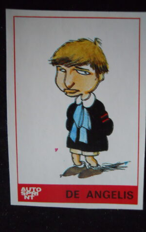FIGURINA STICKERS AUTOSPRINT 1979 ELIO DE ANGELIS  [AFZ]