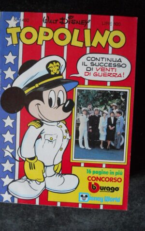 TOPOLINO n°1460      con catalogo Burago [W27]