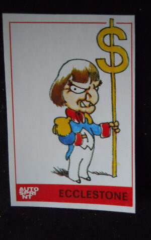 FIGURINA STICKERS AUTOSPRINT 1979 BERNIE ECCLESTONE  [AFZ]