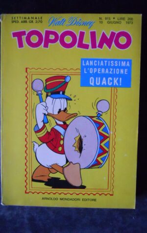 TOPOLINO n°915      [W27]
