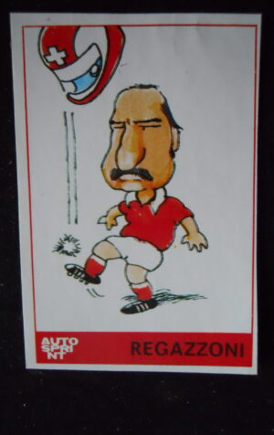 FIGURINA STICKERS AUTOSPRINT 1979 CLAY REGAZZONI  [AFZ]