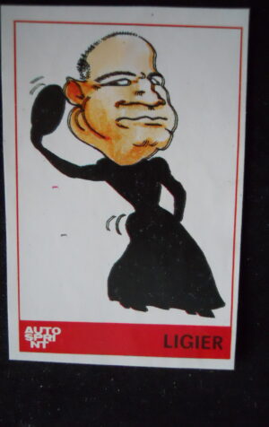FIGURINA STICKERS AUTOSPRINT 1979 GUY LIGIER  [AFZ]