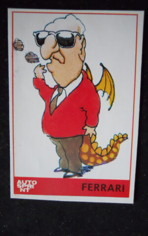 FIGURINA STICKERS AUTOSPRINT 1979 ENZO FERRARI  [AFZ]