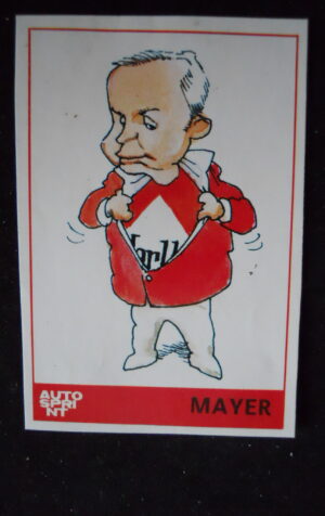 FIGURINA STICKERS AUTOSPRINT 1979 TEDDY MAYER  [AFZ]