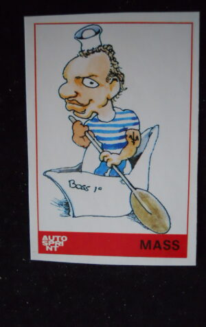 FIGURINA STICKERS AUTOSPRINT 1979 JOCHEN MASS  [AFZ]