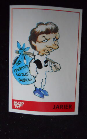 FIGURINA STICKERS AUTOSPRINT 1979 JEAN PIERRE JARIER  [AFZ]