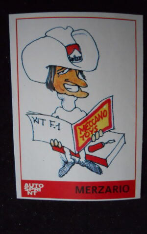 FIGURINA STICKERS AUTOSPRINT 1979 ARTURO MERZARIO  [AFZ]