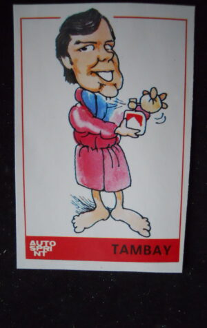 FIGURINA STICKERS AUTOSPRINT 1979 PATRICK TAMBAY  [AFZ]
