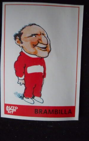 FIGURINA STICKERS AUTOSPRINT 1979 VITTORIO BRAMBILLA  [AFZ]
