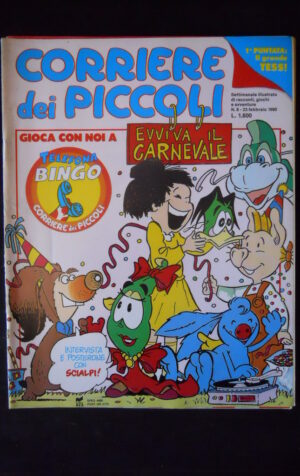 CORRIERE DEI PICCOLI 8 1990 Conte Dacula Scialpi cantante [G921A]