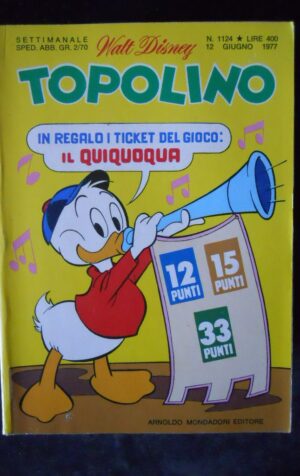 TOPOLINO n°1124      [W16]
