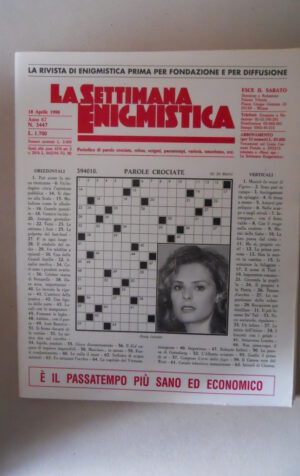 La Settimana Enigmistica n°3447 1998  [H048]