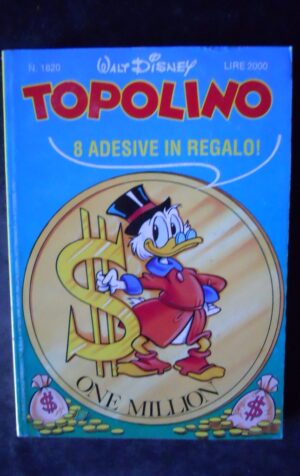 TOPOLINO n°1820      con figurine [W16]