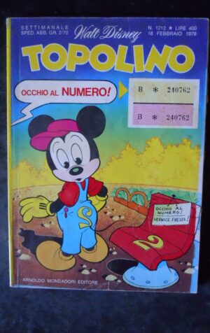 TOPOLINO n°1212      [W16]