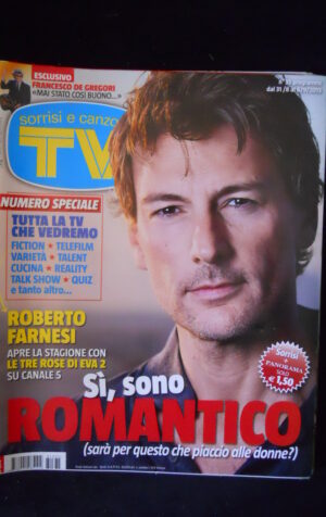 TV SORRISI E CANZONI n°35 2013 Roberto Farnesi Francesco De Gregori  [LOTM3]