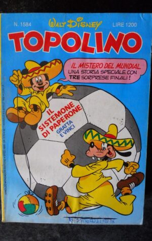 TOPOLINO n°1584      [W28]