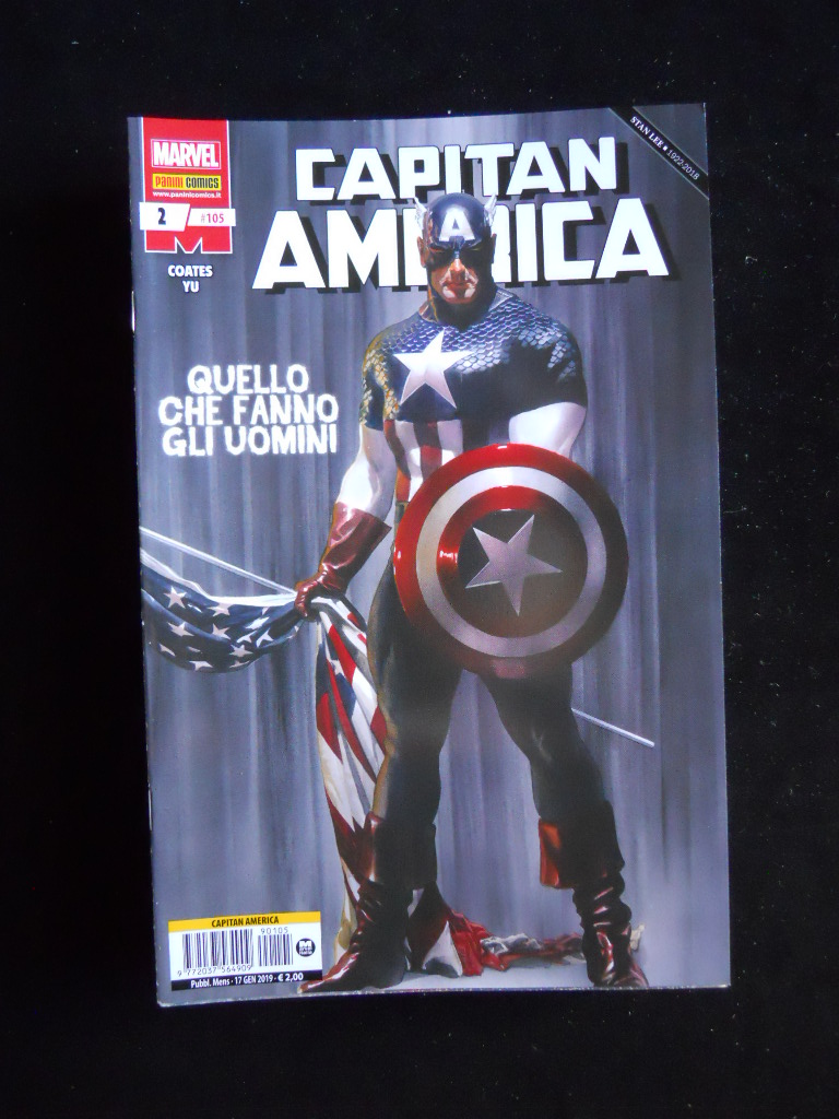 CAPITAN AMERICA #105 2019 Marvel Panini [G977]