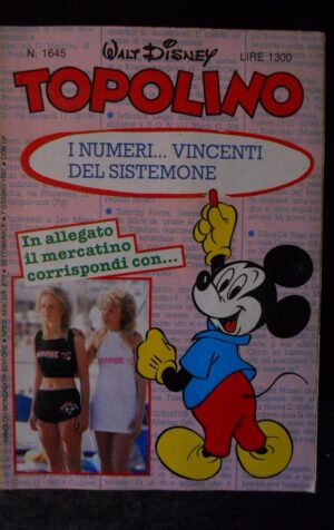 TOPOLINO n°1645      [W29]