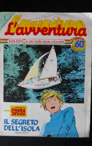 COMMISSARIO SPADA GiannI De Luca Il Segreto dell' Isola Giornalino 1984 [G921A]