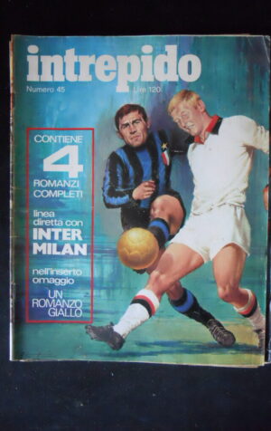 INTREPIDO n°45 1971 Bruno Lauzi Fiat 128 Coupè Rivera [G107A]