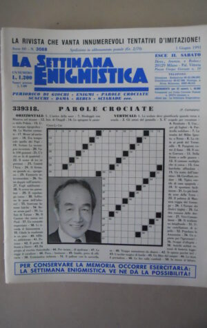 La Settimana Enigmistica n°3088 1991  [H050]