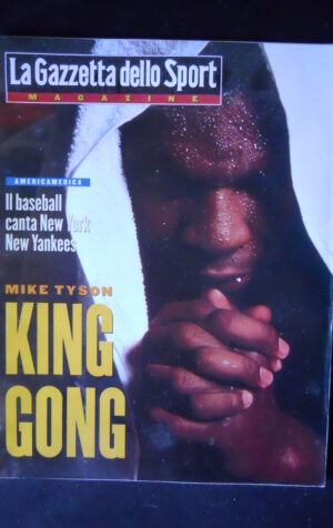 GAZZETTA DELLO SPORT MAGAZINE 45 1996 Mike Tyson The King  [VL6]