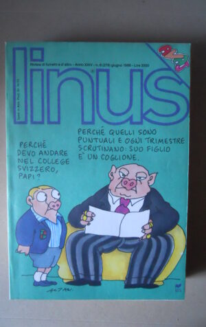 LINUS n°6 1988 Peanuts   [H023]