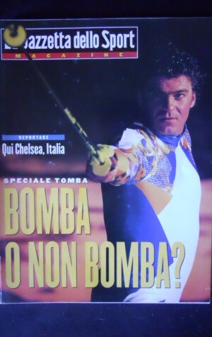GAZZETTA DELLO SPORT MAGAZINE 50 1996 Alberto Tomba Qui Chelsea Italia [VL6]