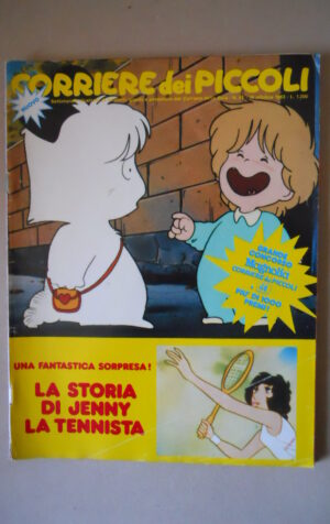 CORRIERE DEI PICCOLI n°42 1983 Inserto Jenny La Tennista + Poster I CHIPS [G261]
