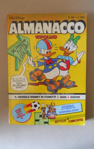 ALMANACCO TOPOLINO n°306 1982 Disney  [G906]