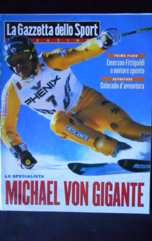 GAZZETTA SPORT MAGAZINE 49 1997 Emerson Fittipaldi Michael Von Gruenigen [VL6]
