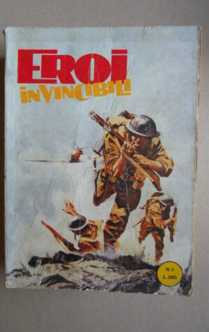EROI INVICIBILI n°5 1972 edizioni Meroni [G371B] Discreto