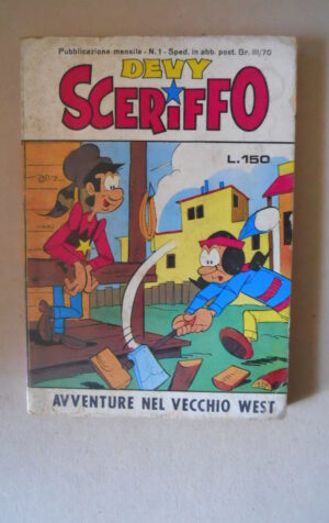DEVY SCERIFFO n°1 1971 fumetto edizioni S.B.G. [G907]