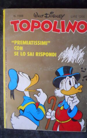 TOPOLINO n°1568      con catalogo Masters of Universe [G68H]
