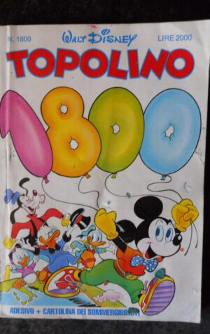 TOPOLINO n°1800      [G68I]