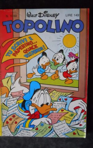 TOPOLINO n°1650      [G68I]