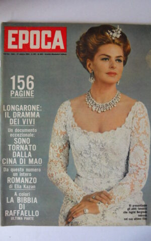 EPOCA 683 1963 Ingrid Bergman Longarone il dramma dei vivi Guido Alberti [SC40B]