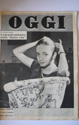 OGGI 8 1960 Valeria Ciangottini Diana Dors Maria Callas Sarta milanese BIKI C25A