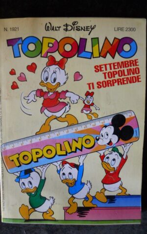 TOPOLINO n°1921      [G68L]