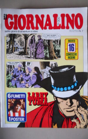 Giornalino n°7 1978 Poster Paolo Rossi + inserto + Larry Yuma [G570]