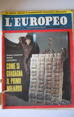 L'EUROPEO 15 1966 Carla Fracci Agatha Christie intervista + Inserto Africa [C25B